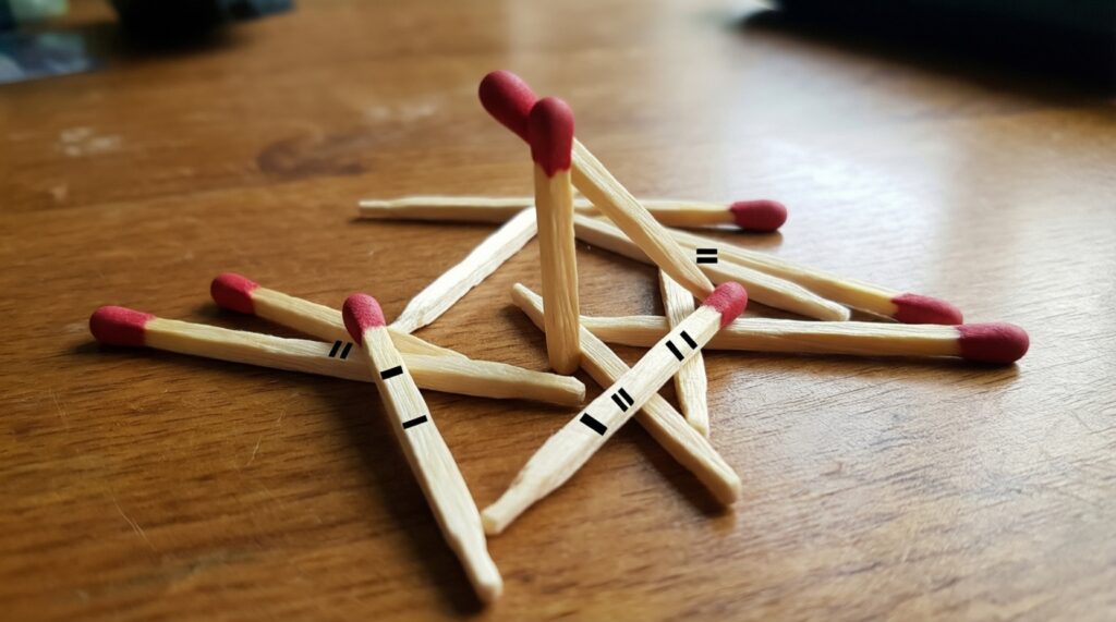 Головоломки с спичками: переставь одну - измени всё - иллюстрация