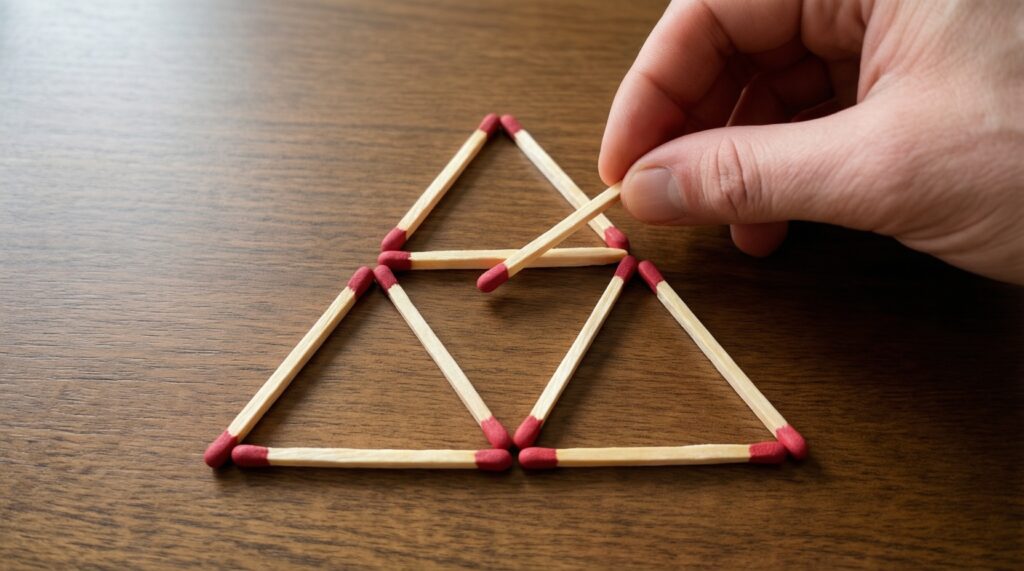 Головоломки с спичками: переставь одну - измени всё - иллюстрация