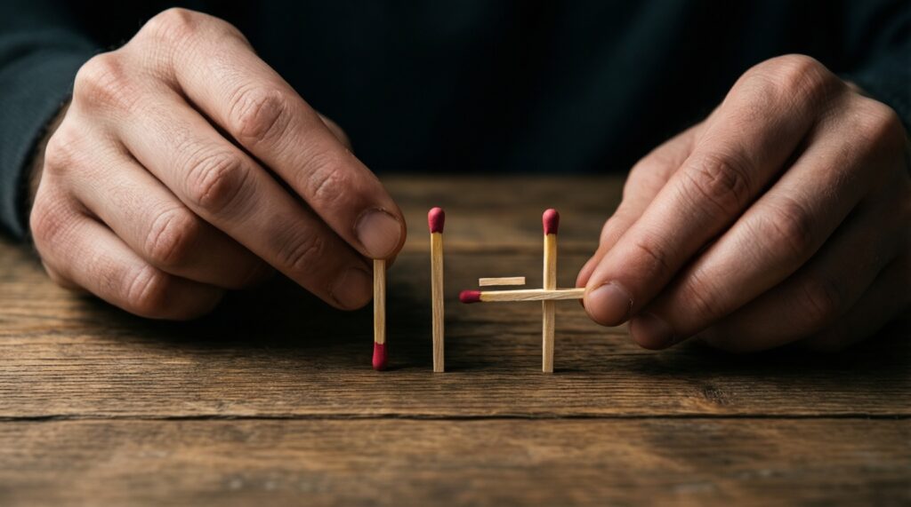 Головоломки со спичками: переместите 1-2 спички и получите верное равенство - иллюстрация