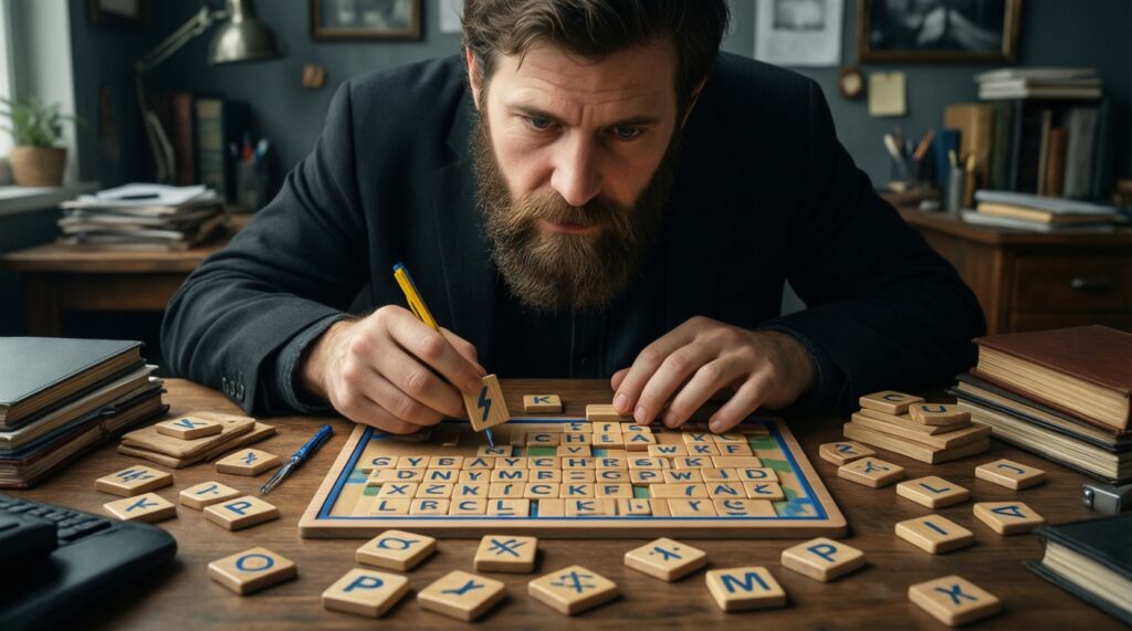 Словесные головоломки: анаграммы и ребусы на скорость - иллюстрация