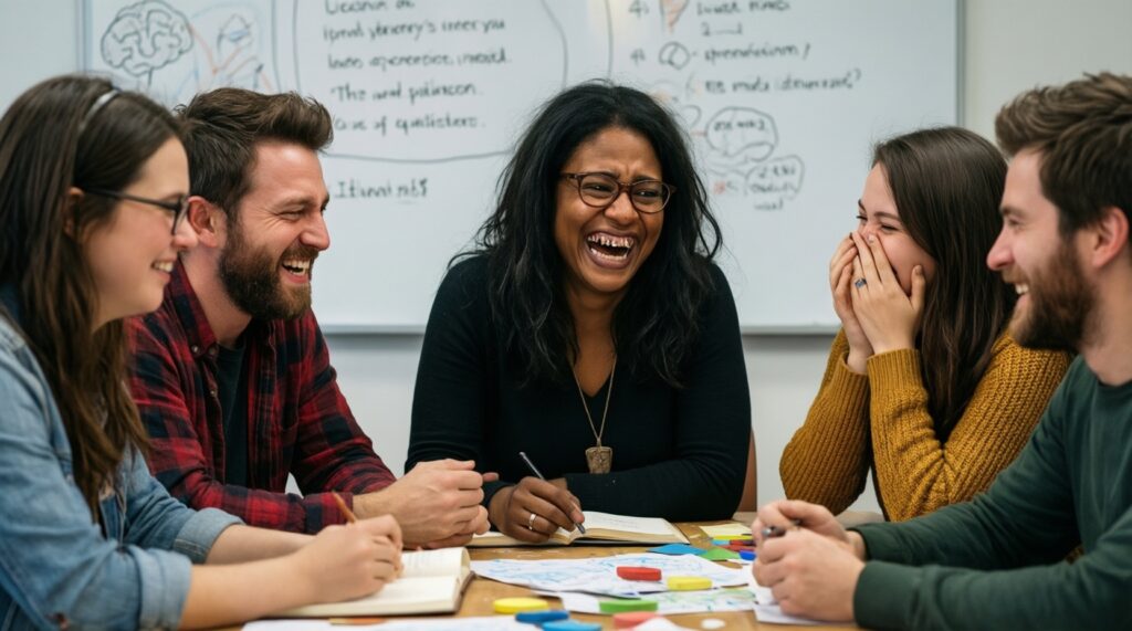 Юмор и мозг: почему мы смеёмся и как шутки прокачивают креативность - иллюстрация